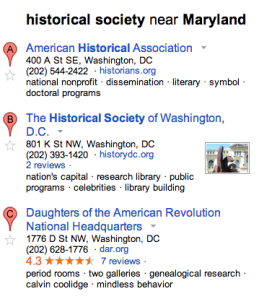Google Maps Historical Society 2013