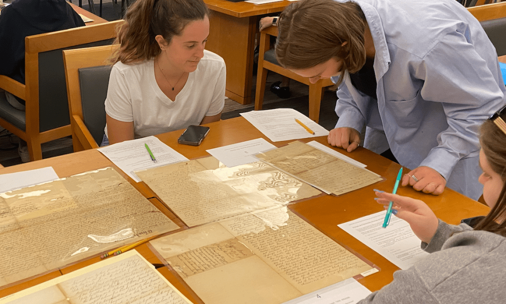 Graduate students are attempting to translate 19th-century probate inventories.